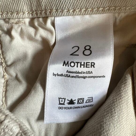 NWOT Mother The Hustler Flood Feather Grey High Rise Jeans Size 28 - Picture 10 of 13